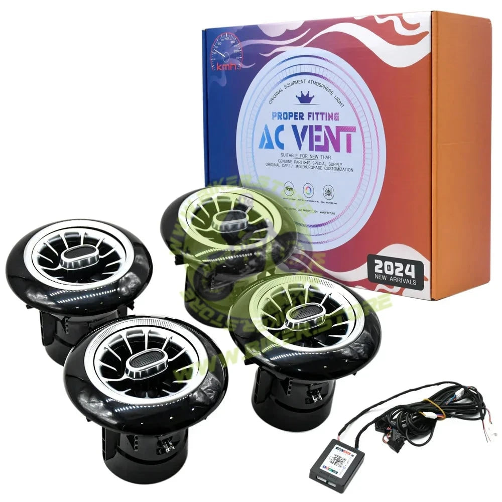 Cardi Ambient, Smart LED Ambient Light AC vent Kit for Interior Car Lighting, Atmosphere Lamp K3 Plus 7th Gen, 4-in-1, For Thar and Thar Roxx proper fit | With App control - Biker.Store - www.biker.store