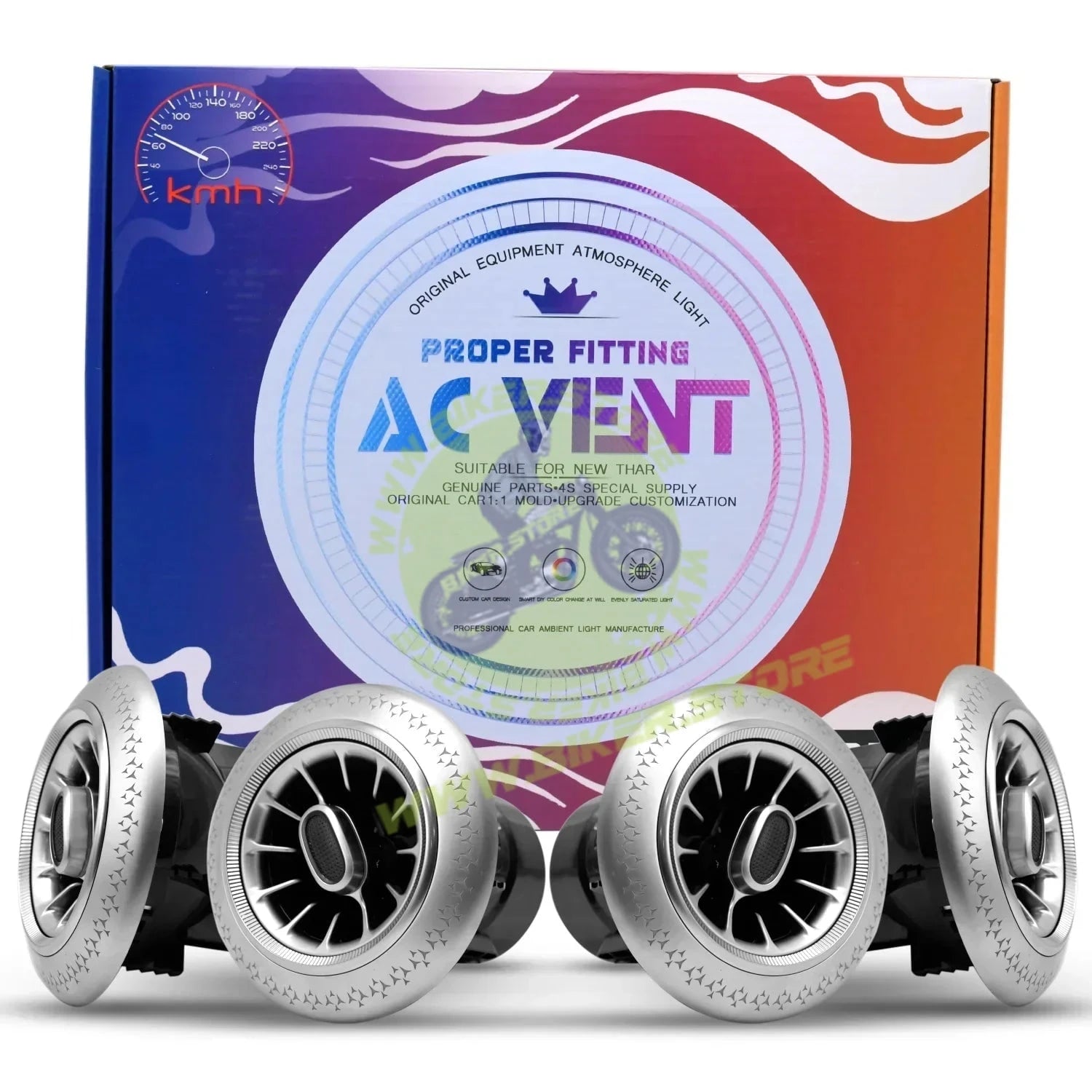 Cardi Ambient Smart LED AC Vent Kit for Thar & Thar Roxx, 8-in-1 Atmosphere Lamp K4 Plus with App Control - Biker.Store - www.biker.store