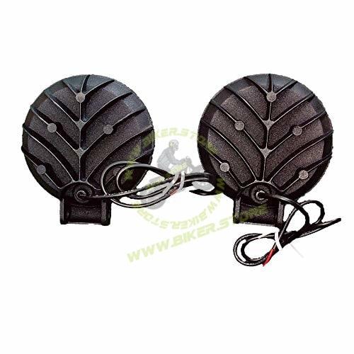 CYT LED Fog Lights for Bikes and Cars High Power, Heavy clamp and Strong ABS Plastic. (12 led Cap Set of 2) (with 1 Button) - Biker.Store - www.biker.store