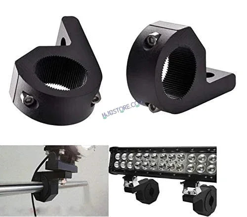 HJG Clamps Leg Guard Mounting Clamps Foglight Leg Guard Clamp Clamps Universal Clamps For Mounting Fog Lights Universal ( Pack Of 1 Set, 2pc) - Biker.Store - www.biker.store