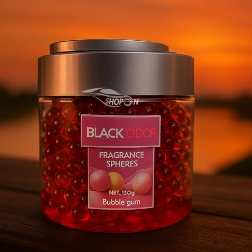 Black Odor In Many Fragrance Spheres – Premium Long Lasting Aroma Beads (130g) Pack of 1 Pcs (Strawberry) - Biker.Store - www.biker.store