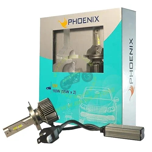 Phoenix H4 LED Headlight Bulb 12V 6000/6000K (1 Set) - Biker.Store - www.biker.store