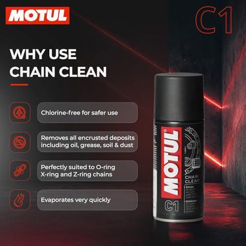 Chain Cleaner C1 (150 ml) & Chain Lube Road C2 (150 ml) | Chain Oil (300 ml, Pack of 1) - Biker.Store - www.biker.store