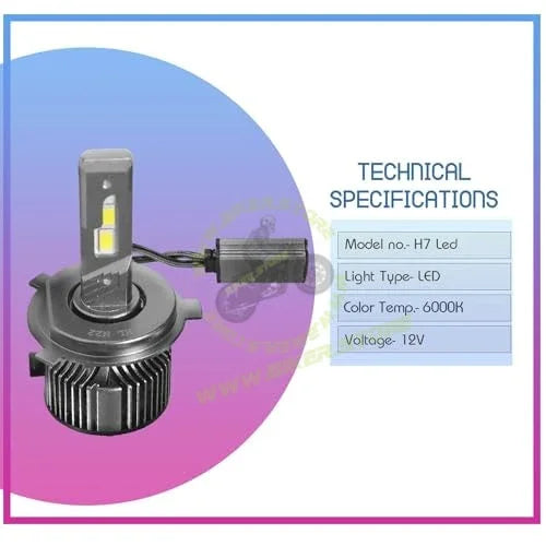 Phoenix H4 LED Headlight Bulb 12V 6000/6000K (1 Set) - Biker.Store - www.biker.store