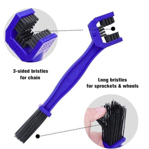 Chain Cleaner C1 (150 ml) & Chain Lube Road C2 (150 ml) Chain Cleaner Brush | Chain Oil (300 ml, Pack of 3) - Biker.Store - www.biker.store