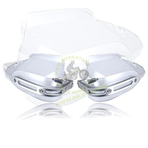 MG Universal Hand Guard Knuckle Guard Brake/Clutch Lever Guard Protector/Wind Deflector for All Bikes (Pack of 2) High End Protection with Hardened Aluminium Knuckle Protection - Biker.Store - www.biker.store