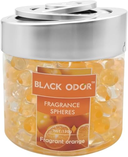 Black Odor Super Fragrance Black Odor Car Air Freshener B0-10| 130g Bubble Gel Balls | Long-Lasting Scent for Home, Office, Car, Bathroom & Closet | Odor Eliminator & Room Deodorizer (Orange) - Biker.Store - www.biker.store