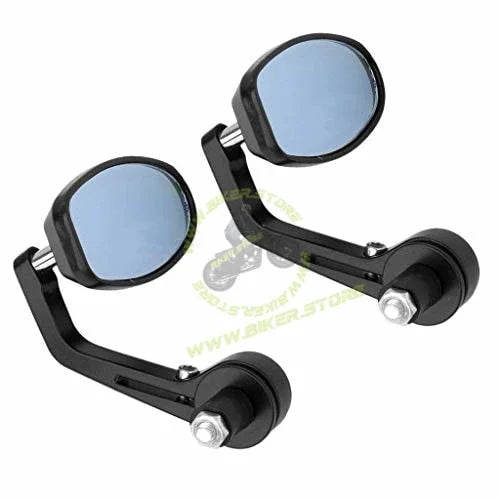 SGTB Handle Grip End Oval Side Mirror Bullet Classic Standard Thunderbird Electra 350 500 Pack of Two Rear View Mirrors|B07RGLSRNF