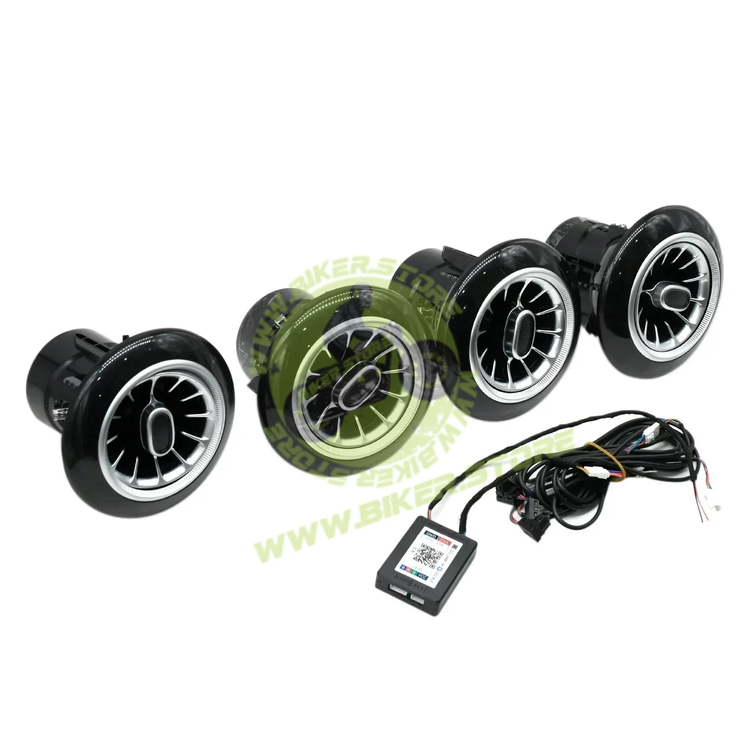 Cardi Ambient, Smart LED Ambient Light AC vent Kit for Interior Car Lighting, Atmosphere Lamp K3 Plus 7th Gen, 4-in-1, For Thar and Thar Roxx proper fit | With App control - Biker.Store - www.biker.store