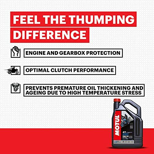 Motul 3000 4T Plus 15W-50 Engine Oil for Royal Enfield – HC-Tech Formula, API SM, Advanced Engine Protection, Smooth Performance & Long-Lasting Care, 2.5 L - Biker.Store - www.biker.store