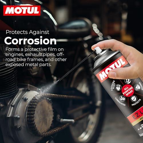 Motul EZ Lube 400 ml All-Purpose Spray Cleaner – Removes Rust & Stains, Lubricates Hinges and Furniture Joints, Ideal for Home, Car & Bike Maintenance|B0CBTXKM3N
