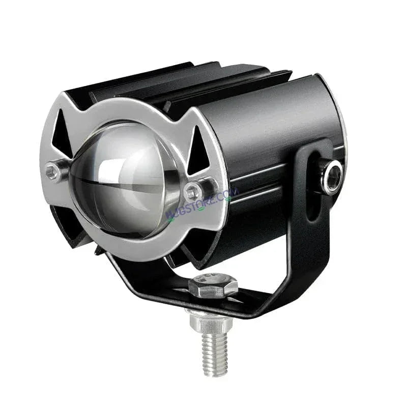 LIUHJG HJG ORIGINAL G15 30W Mini Drive Spotlight Yellow/White Motorcycle Mini Driving Fog Light 7500LM High/Low Beam Motorcycle Spot Light with Red DRL, White, Yellow (Pack of 1) - Biker.Store - www.biker.store