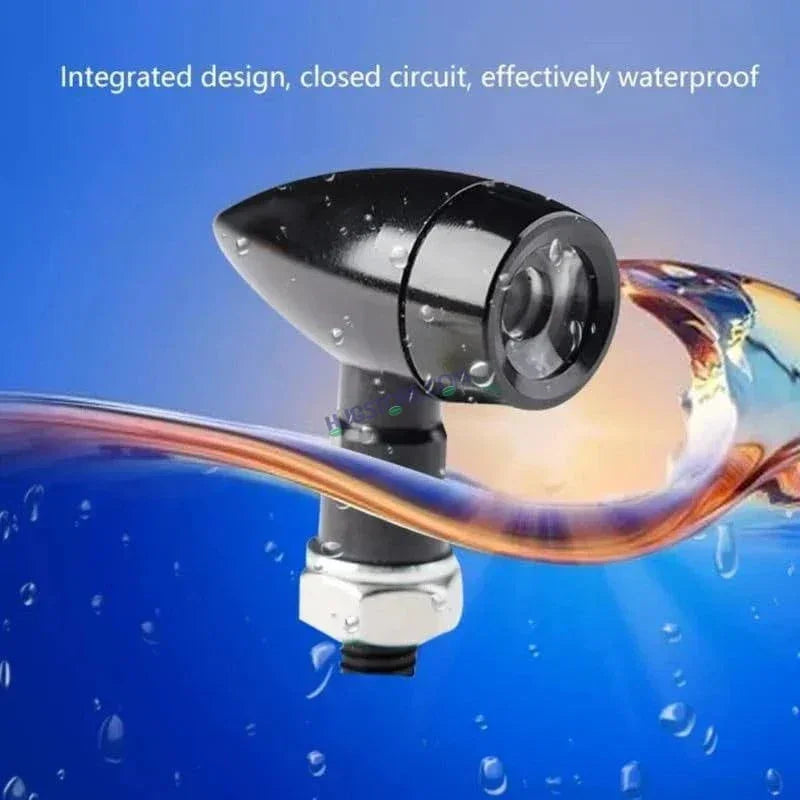 HJG Bullet Shape Turn Signal Lights Indicator Universal for All Bikes Models Turn Signal Lights Motorcycle 4pc - Biker.Store - www.biker.store