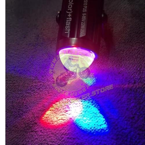SSLG S10 Plus LED Bike Light, 3 Colour Modes with Flash, 9-85V, 22W - Biker.Store - www.biker.store