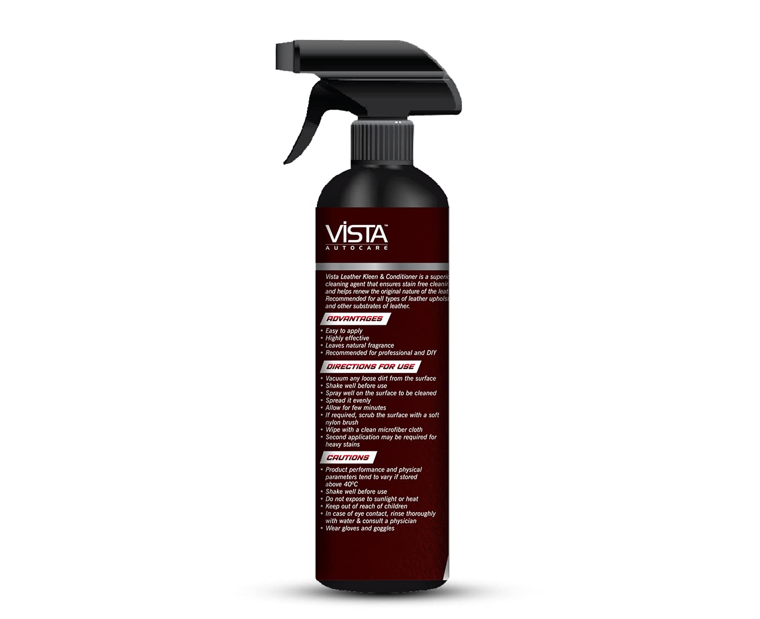 Vista Leather Kleen & Conditioner 500 ml - Biker.Store - www.biker.store