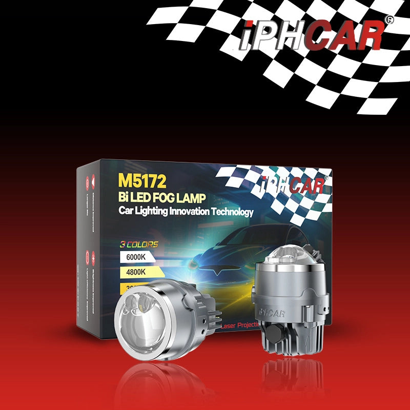 IPHCAR M5172 Series 2 Inch Projector Fog Lamp Fog Light Assembly, 2 Inch Foglight Projector - Biker.Store - www.biker.store