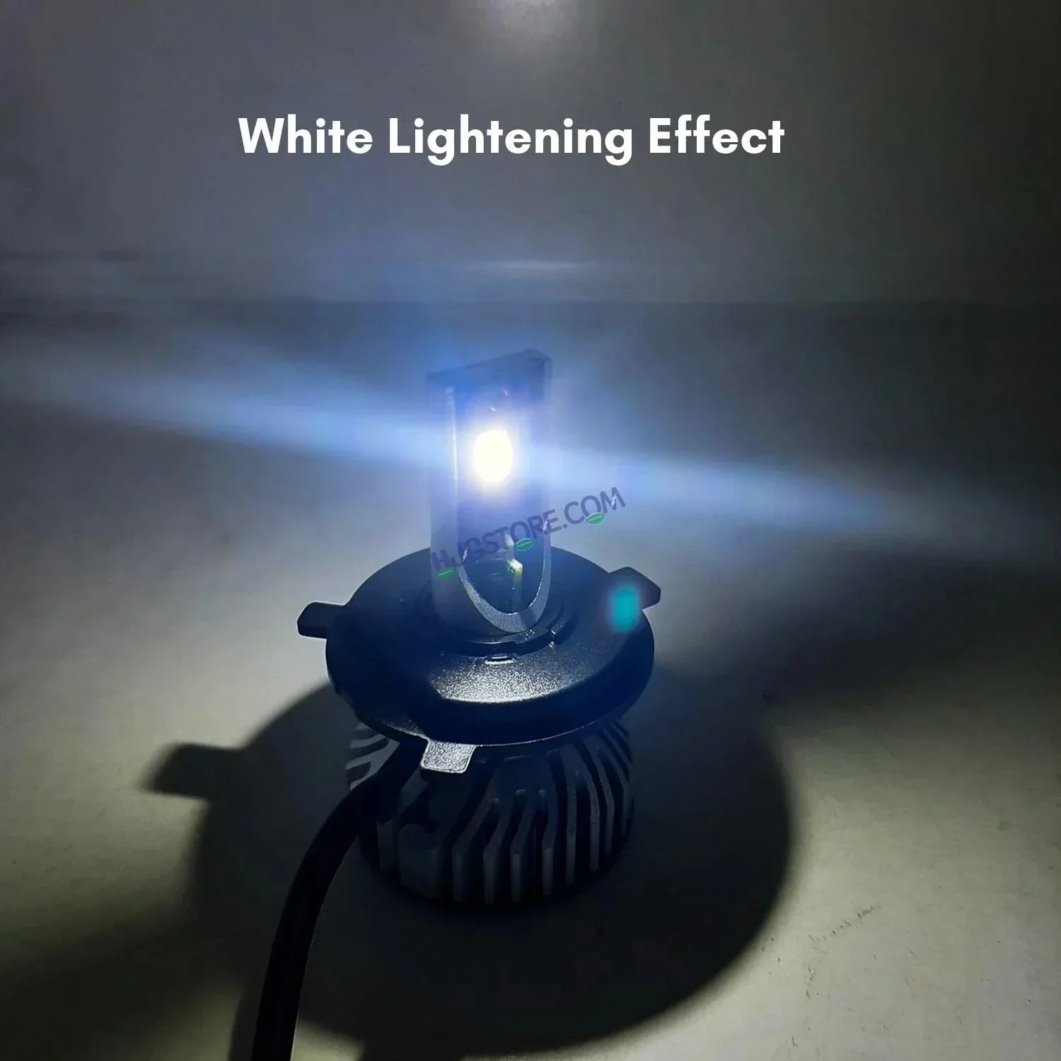 HJG M2 30W AC/DC H4 Headlight LED Bulb 30W LIU HJG M2 30W AC/DC Head Light Lamp H4 LED Mini Projector Lens with Fan for Bike Bulb 4500LM Conversion Kit Hi/Lo Beam Headlight 12V/24V for Motorcycle, Set of 1, White Hi/Lo - Biker.Store - www.biker.store