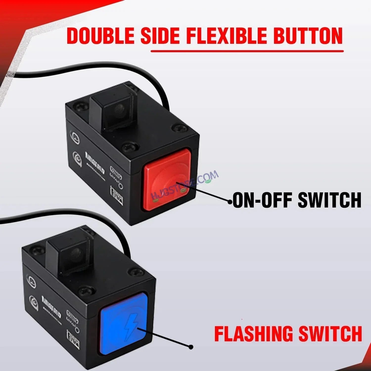 HJG Wiring Harness Kit with Flash Mode and Canbus - Foglight Wiring Harness Kit (2 Colour, 3 Wire with Flashing Mode, Genuine HJG) - Biker.Store - www.biker.store