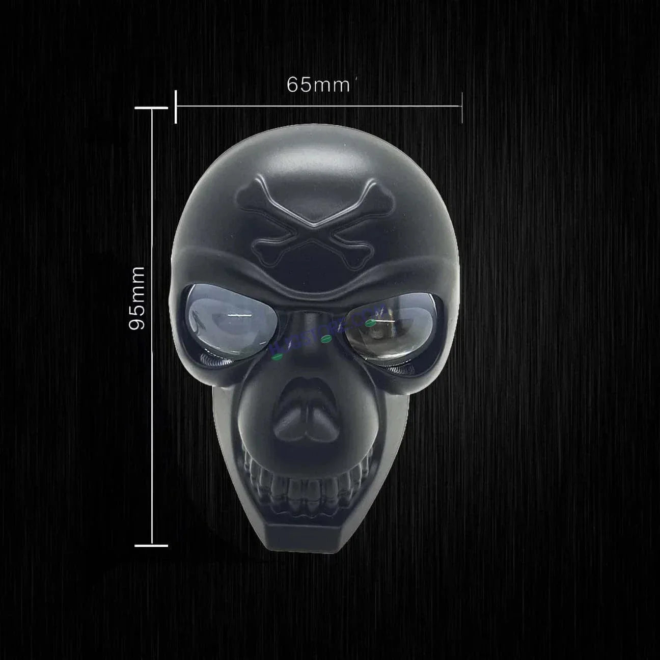 HJG Skull Red Eye Foglight 60W Fog Light For Bike/Car/Thar/Jeep (Cool White/Yellow/Warm White, 40W each) - Pack of 1 HJG New Model Skull Foglight, Pack of 1 HJG - Biker.Store - www.biker.store