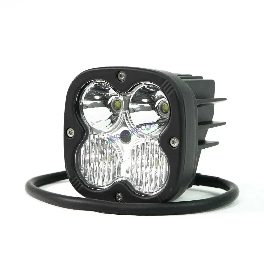 HJG 120W 4x4 4 LED CREE Spirit Model LIU HJG 60w Fog Light Auxiliary Light For All Motorcycles White With Yellow Filter Cap (Set of 2) HJG 4x4 CREE Spirit Model - Biker.Store - www.biker.store