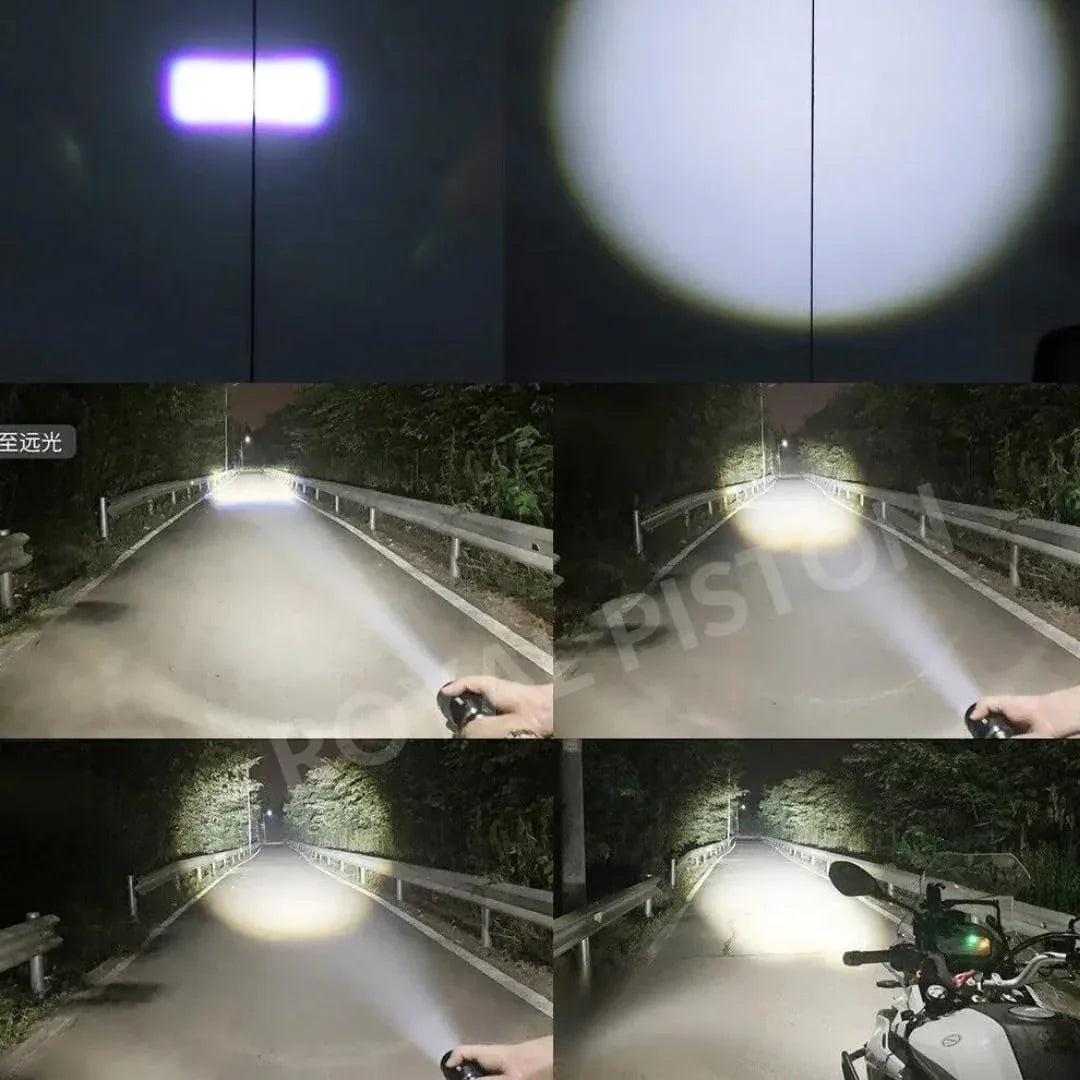 HJG KZ30 120W ORIGINAL Fog Light With Inbuilt 2 In 1 White And Yellow Powerful Fog Light (Original Hjg) Pack Of 2 - Biker.Store - www.biker.store