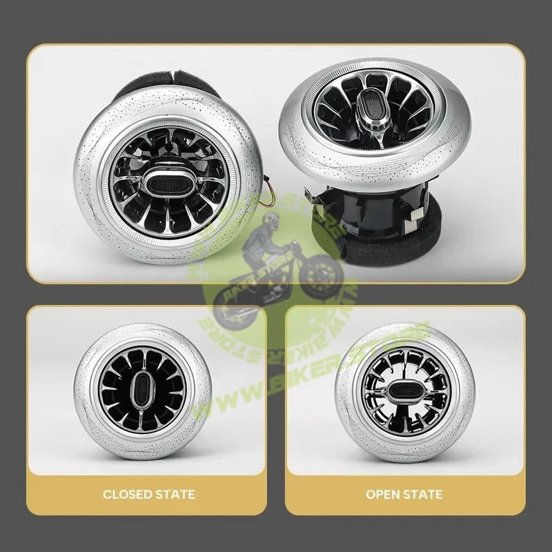 Cardi Ambient Smart LED AC Vent Kit for Thar & Thar Roxx, 8-in-1 Atmosphere Lamp K4 Plus with App Control - Biker.Store - www.biker.store