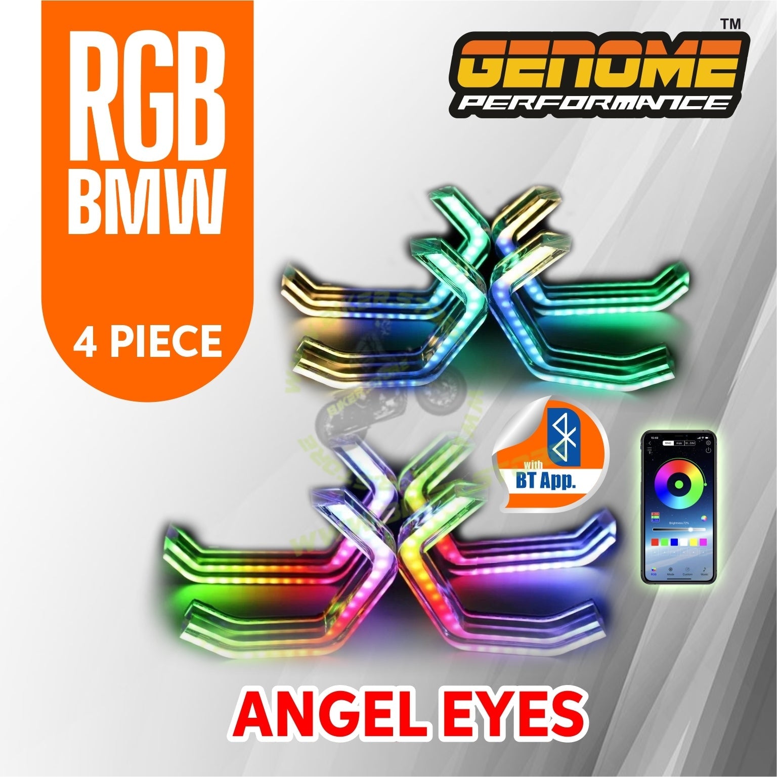 Genome RGB BMW DRL Universal - Biker.Store - www.biker.store
