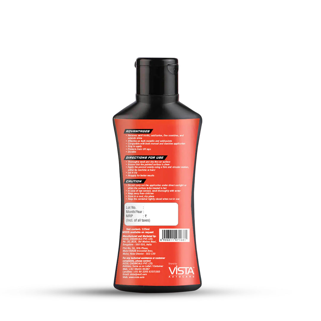Vista Swirl Glaze Scratch Remover Handy 125 ml - Biker.Store - www.biker.store