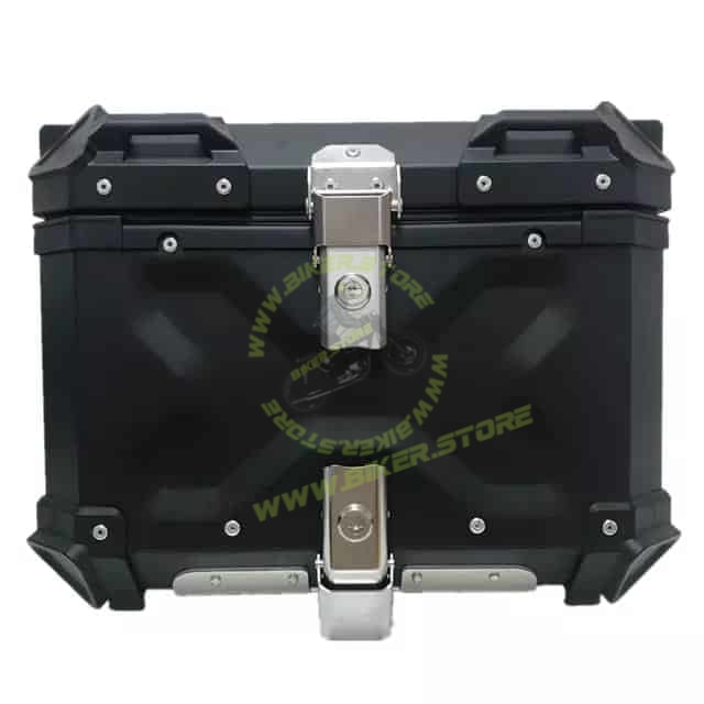 BSDDP 45L Matte Black Top Box Aluminium (Fits Full Face Helmet) - Top Box - 45Ltr (Black :- Aluminium) - Biker.Store - www.biker.store