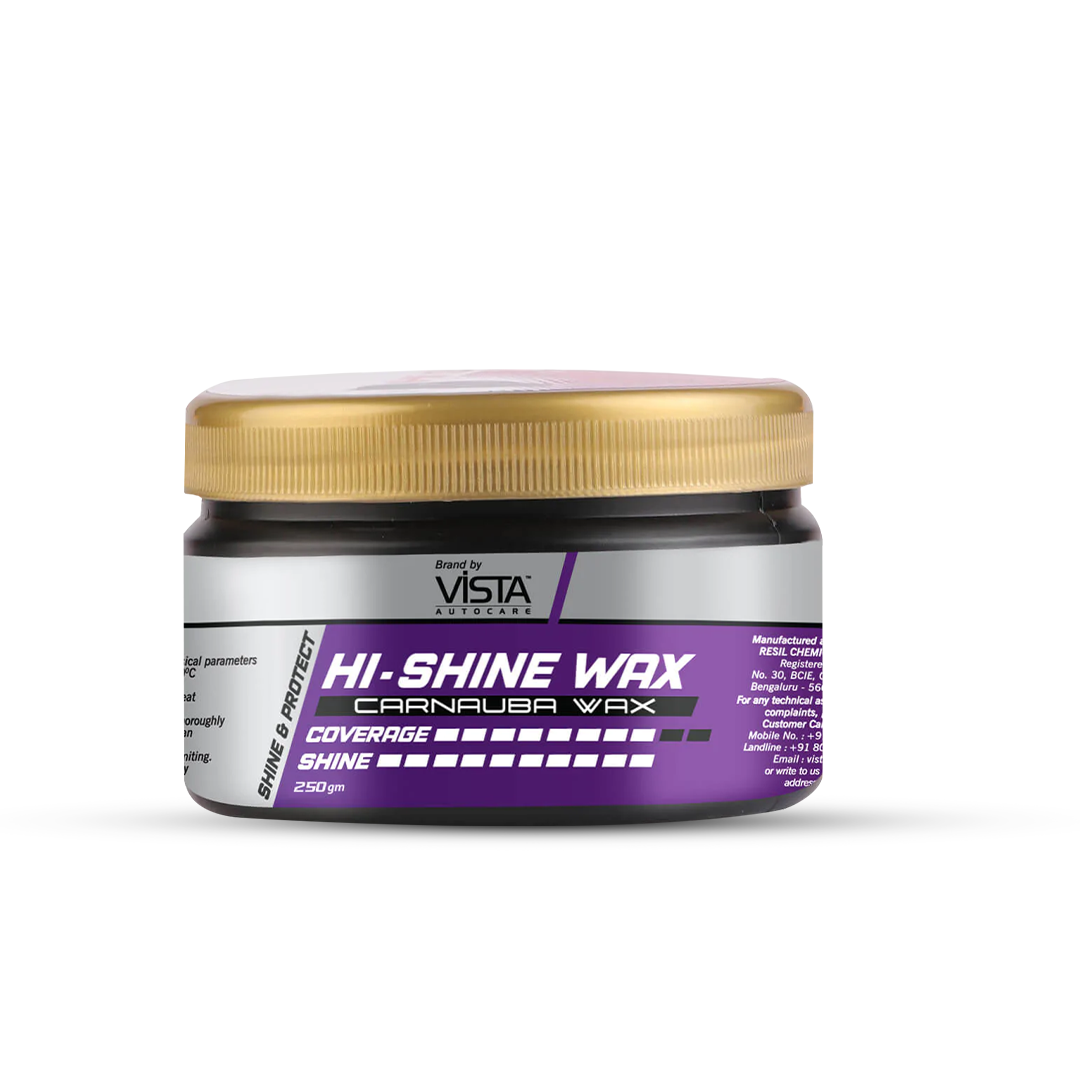 Vista Hi-Shine Wax 250 g (Carnauba Wax) Polish - Biker.Store - www.biker.store