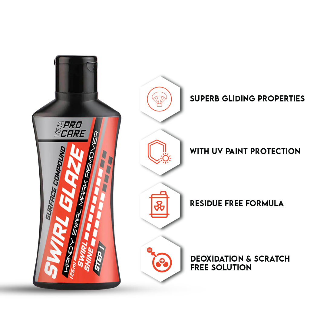Vista Swirl Glaze Scratch Remover Handy 125 ml - Biker.Store - www.biker.store