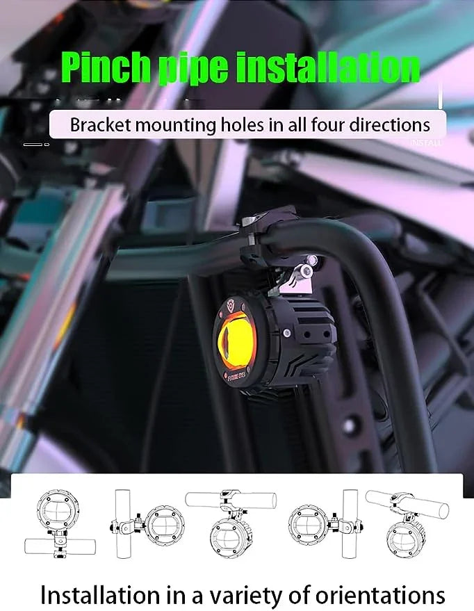 Future Eyes F20-P Auxiliary Lights - Biker.Store - www.biker.store