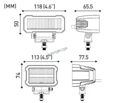 HJG W26 Bezelless Blade CREE Lens Foglight 60W Square Edge W26 Bezelless Blade 1pc Foglight 60W Foglight Ultra Wide Intensity LED Foglight White CREE Spread Foglight (60W) Universal For All Cars & Bikes LIU HJG W26 Helao Bezelless Blade Lens Foglight 1pc - Biker.Store - www.biker.store
