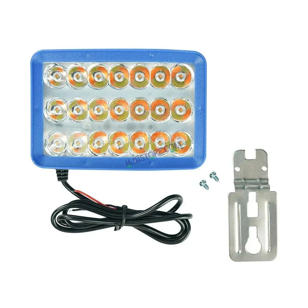 HJG 21 LED Rectangle Foglight Foglamp 3 Colour White, Warm White, Yellow HJG Foglight HJG Car Accessories Led Headlights Mini Driving Lights Led Fog Lights For Motorcycle Lights, Set of 2 - Biker.Store - www.biker.store