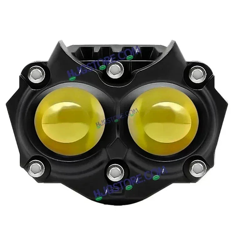 HJG Owl New Model Owl 40W Fog Light For Bike/Car/Thar/Jeep (Cool White/Yellow/Warm White, 40W each) - Pack of 1 HJG New Model Owl Foglight - Biker.Store - www.biker.store