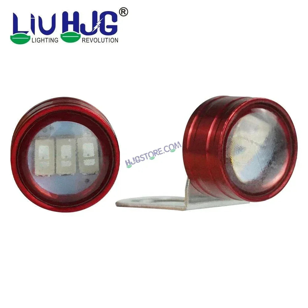 HJG Red Strobe Light with Flashing Handle Light Red & Blue Universal for Motorcycle, Car, SUV Set of 2 Strob Light HJG, Red - Biker.Store - www.biker.store