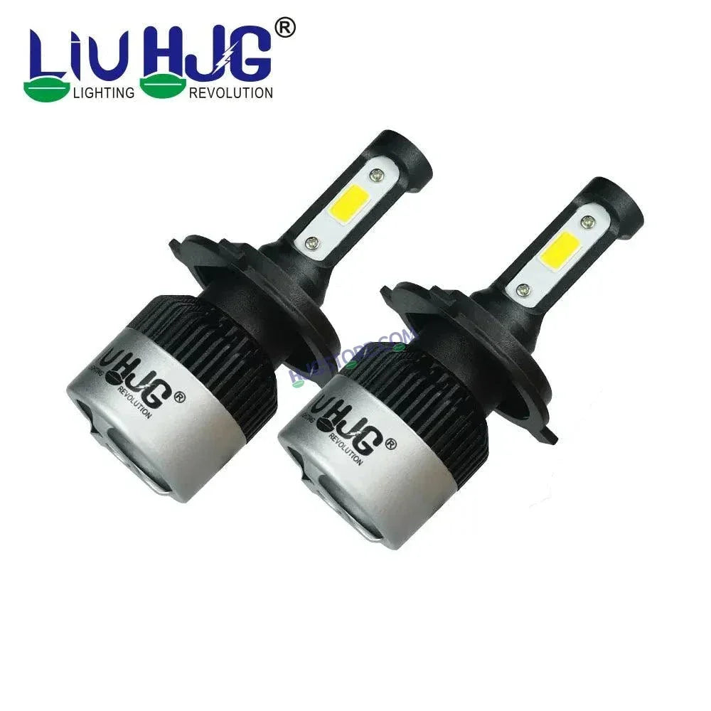 HJG Original Nighteye H4 LED Single Pc Bike Headlight Bulb with H4 Fitting COB Chips 6500K White for bike (Pack of 1) - Biker.Store - www.biker.store