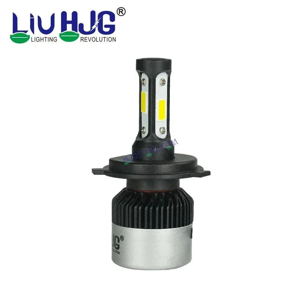 HJG Original Nighteye H4 LED Single Pc Bike Headlight Bulb with H4 Fitting COB Chips 6500K White for bike (Pack of 1) - Biker.Store - www.biker.store