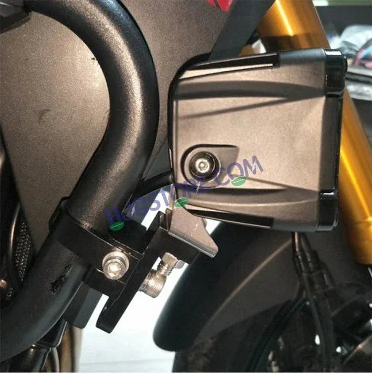 HJG New Heavy Duty Premium Small 63mm Clamps Suitable for Upto 4cm width Mounting Clamps Leg Guard & Fork Compatible Clamp Fork Clamps Universal Clamps For Mounting Fog Lights Universal ( Pack Of 1 Set, 2pc), LIU HJG Premium 63mm Small Clamps (Upto 4cm) - Biker.Store - www.biker.store