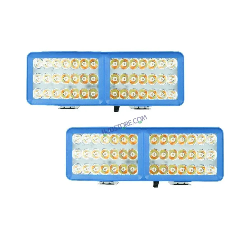 HJG 42 LED Rectangle Foglight Foglamp 3 Colour White, Warm White, Yellow HJG Foglight HJG Car Accessories Led Headlights Mini Driving Lights Led Fog Lights For Motorcycle Lights, Set of 2 - Biker.Store - www.biker.store