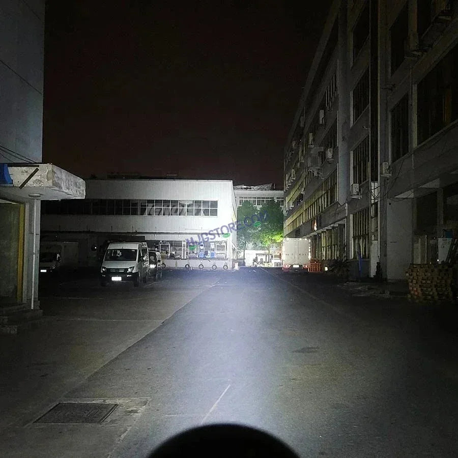 HJG 4 LED 80W Round CREE Foglight Foglamp with Yellow Cover 80W 4 LED HJG 80W 4 LED Car Accessories Led Headlights Lights Led Fog Lights For Motorcycle Car SUV Lights, Set of 2 with Wiring Harness Kit HJG 4 LED Round 80W - Biker.Store - www.biker.store