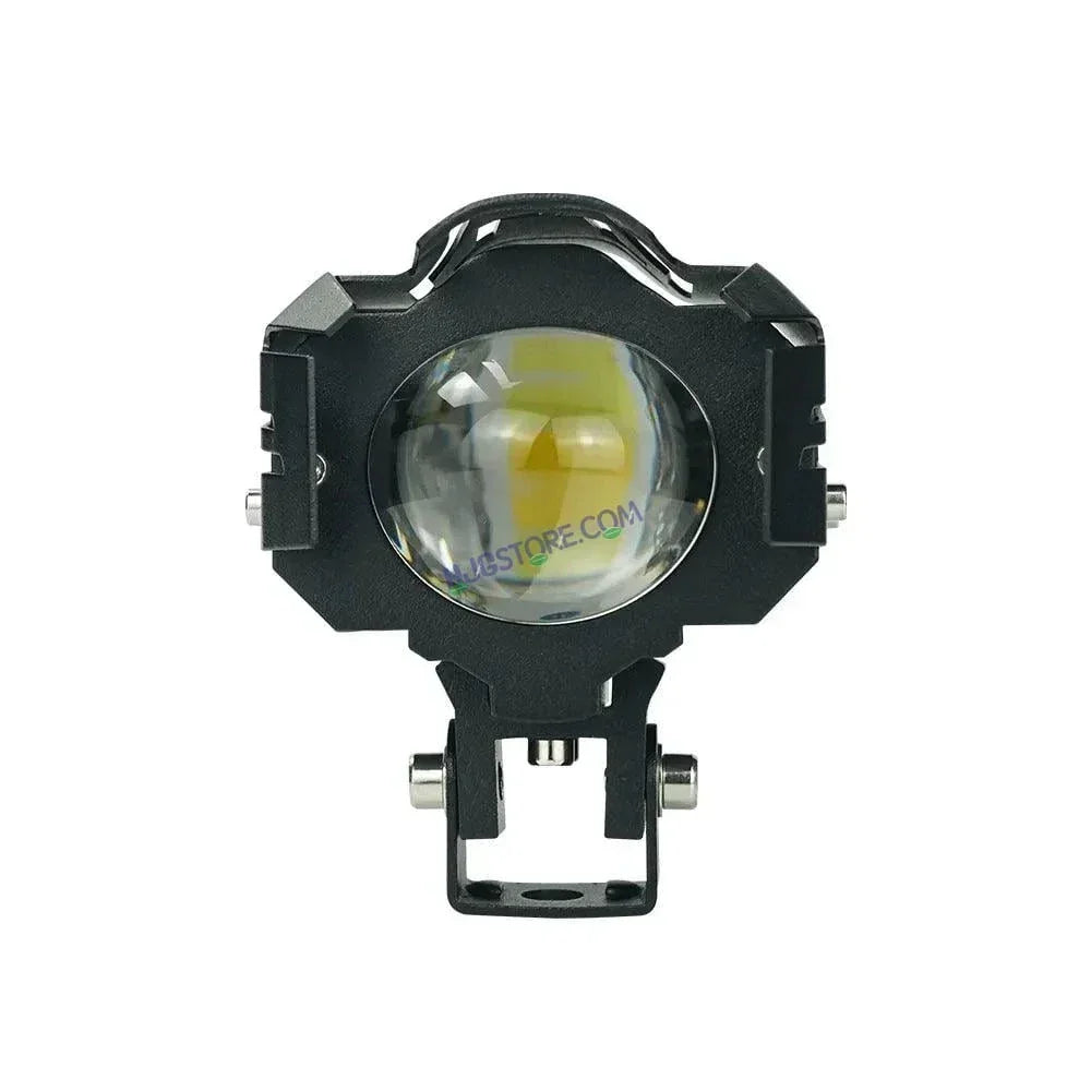 HJG New Design U Design 1194-1 120W Dual Color Mini Led Motorcycle Fog Light Head Light Headlight Led Auxiliary Spot Led Lights for Motorcycle, Car, SUV HJG Fog - Biker.Store - www.biker.store