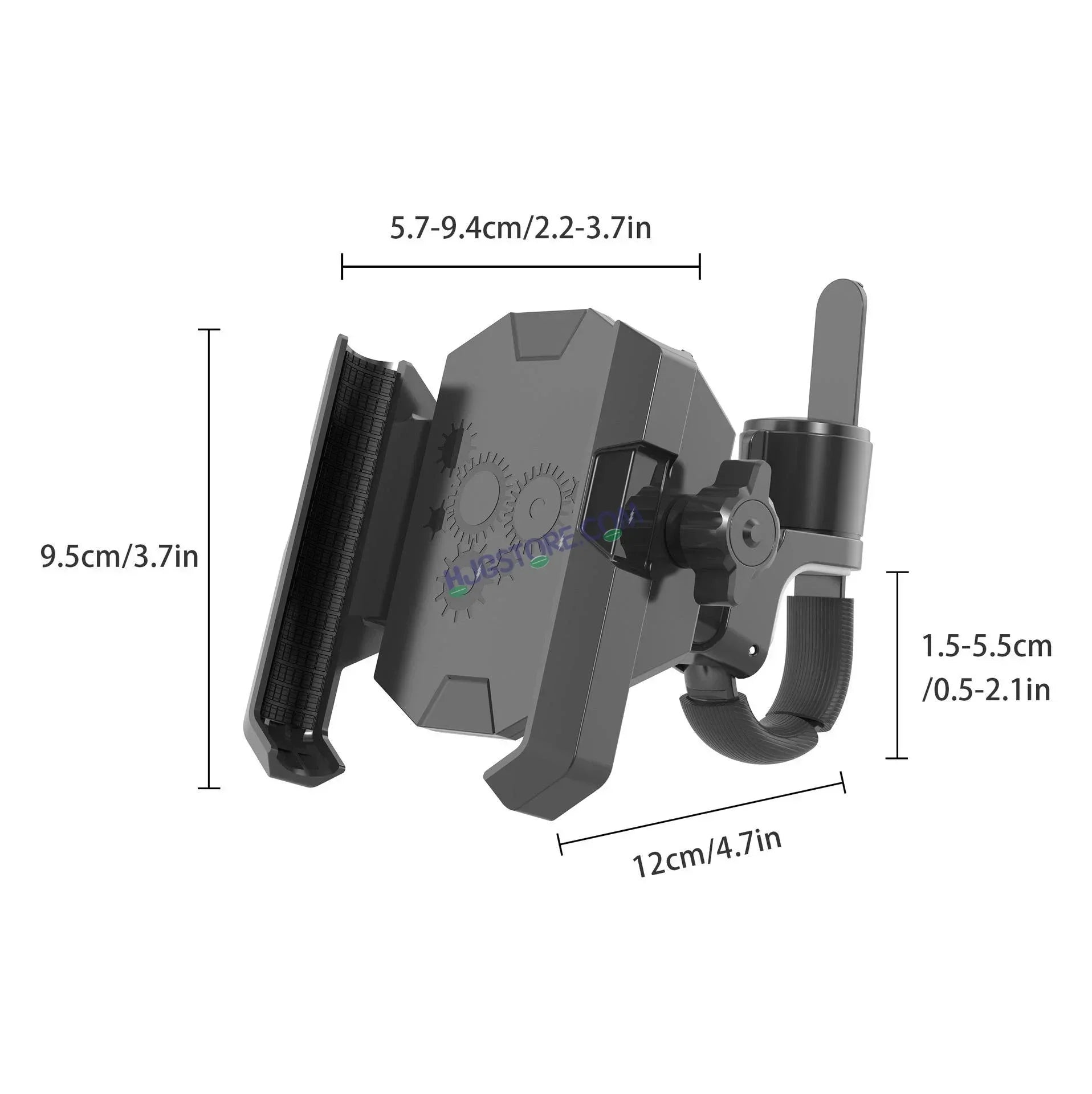 HJG Compact Pro 7578 Shockproof Mobile Holder with Jaw Grip Damper Anti Vibration for Bike, Two Wheelers Universal HJG Mobile Holder Pro Spider Anti-Shake Anti-Theft Zero Vibration Shockproof Mobile Holder 4 Vibration Proof Ball Joints LIU HJG Holder - Biker.Store - www.biker.store