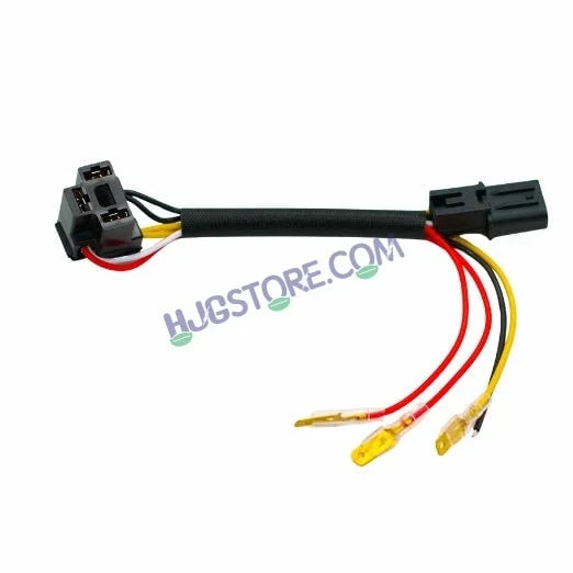 HJG Headlight Coupler Harness for New Royal Enfield Motorcycles 4-Pin RE Male to H4 Female Headlight Adapter Coupler for Royal Enfield | Plug-and-Play Wiring Harness Converter for Classic 350 Reborn, Hunter, Meteor, Himalayan 450 | No Wire Cutting - Biker.Store - www.biker.store