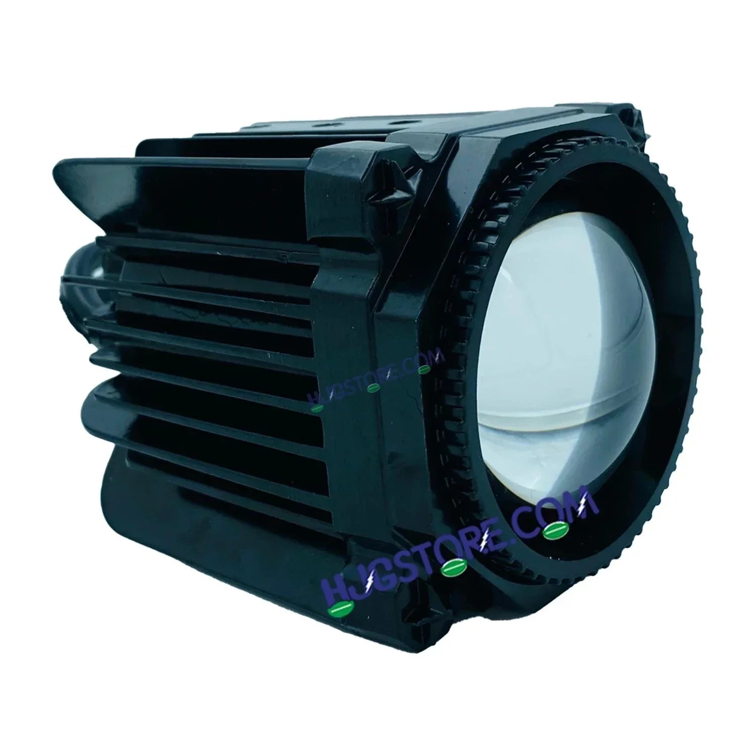 HJG Laser Cannon Foglight 500 Meters Laser Focus Projector Fog Projector Lens with 300 Meters Low Beam 500 Meters High Beam 80W Foglight Ultra Wide Dual Intensity LED Fog Lights White/Yellow Universal For All Cars & Bikes LIU HJG Laser Cannon Foglight 2pc - Biker.Store - www.biker.store