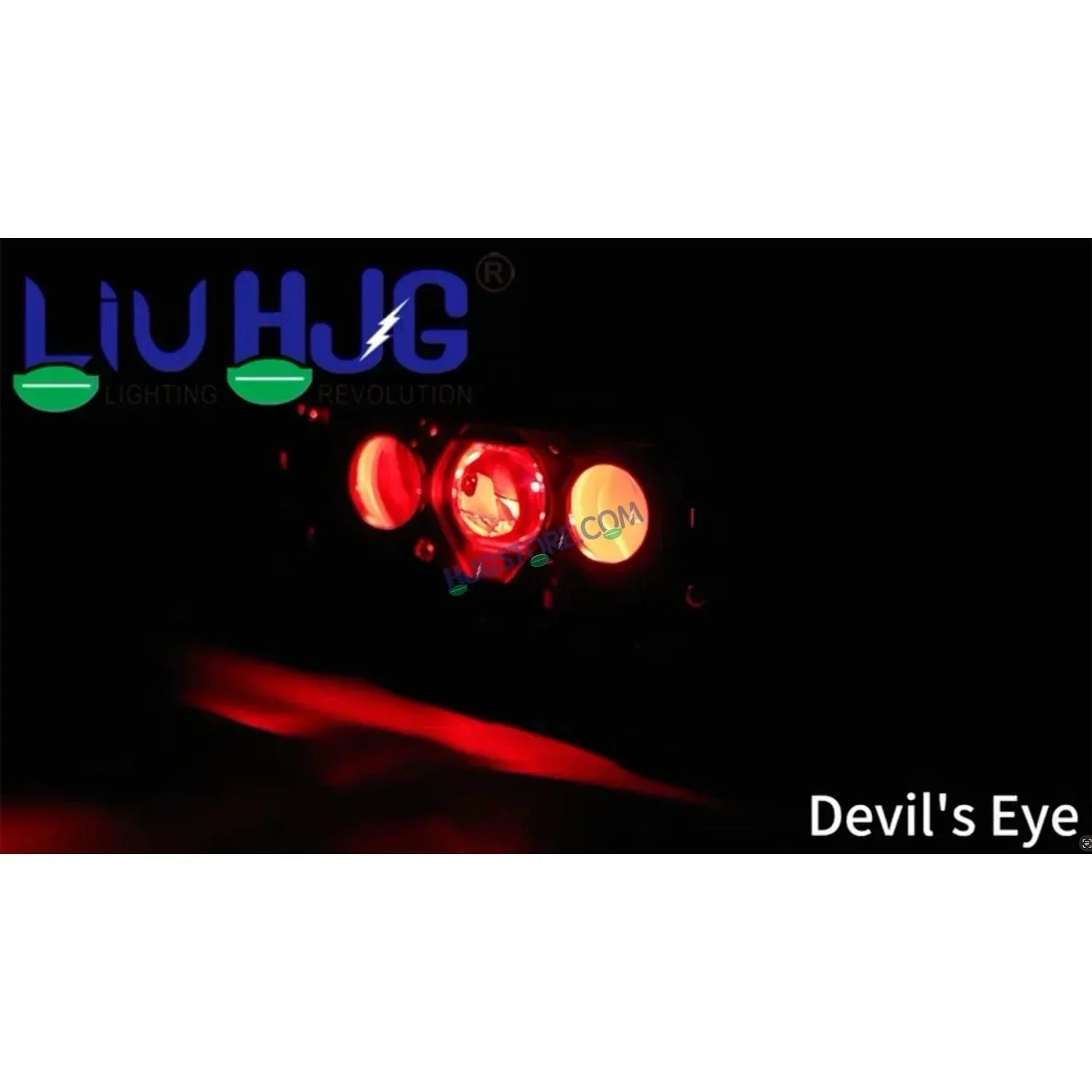 HJG New S75 Triple Projector Lens 180W Foglight Triple LED Projector Fog Lens 180W with Red DRL Foglight Ultra Wide Dual Intensity LED Fog Lights White/Yellow/Red DRL Projector (180W) Universal For All Cars & Bikes LIU HJG S75 Triple Projector Lens - Biker.Store - www.biker.store