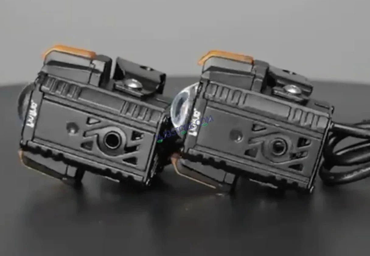 HJG S-83 Foglight Projector Lens Foglight 80W with Hazard Indicator Projector Lens Fog Light 80W Foglight Ultra Wide Dual Intensity LED Fog Lights White/Yellow Universal For All Cars & Bikes with Hazard Indicator LIU HJG S-83 Foglight with Red Amber DRL - Biker.Store - www.biker.store