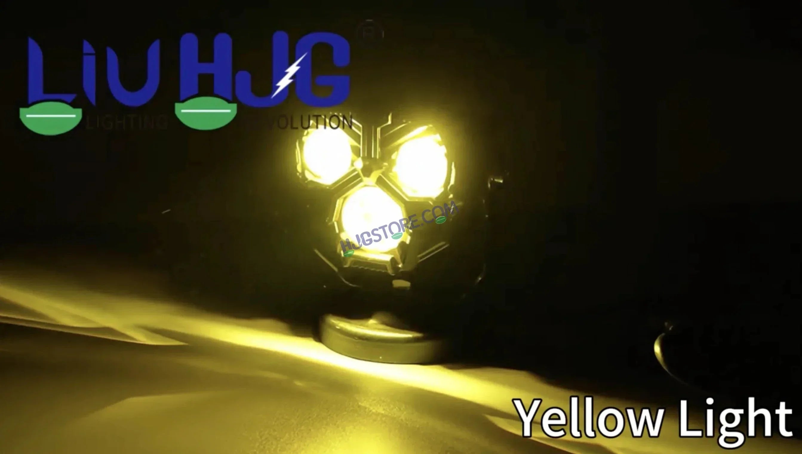 HJG Transformer 3 Projector Foglight 50W with Wide Spread Red DRL/White/Yellow/Warm White Light 50W 1pc Foglight Ultra Wide Dual Intensity LED Driving Fog Lights 3000K/4300K/6500K Universal For All Cars & Bikes LIU HJG Transformer 3 Foglight, Pack of 1 - Biker.Store - www.biker.store