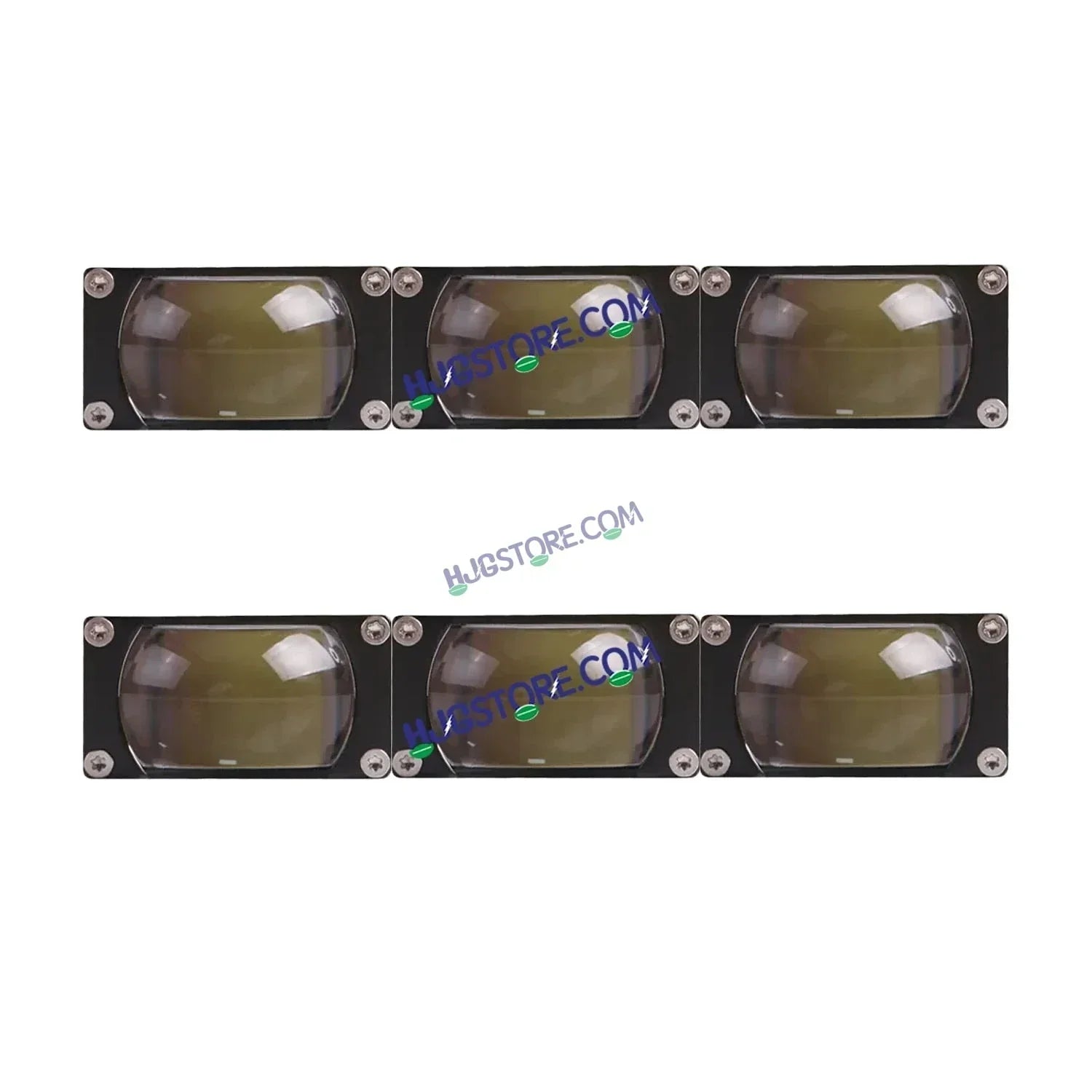 HJG Original Waymaker 3 LED New Model Slim Drive Dual Colour Fog Light Mini Drive Light Version 4 With Red Devil Eye And Wiring With Canbus For All Cars and Motorcycles (2Pcs) HJG Waymaker Foglight HJG New Model 3 LED with Canbus Wiring - Biker.Store - www.biker.store