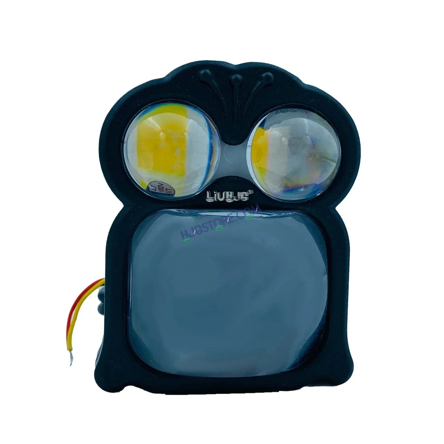 HJG New Fog Light with Animated Eye Light White/Yellow Foglight with Animated Eye For Decor Universal for Car and Bike Fog Eye Combo with Flashing Universal for Motorcycle, Car, SUV Pack of 1 Eye Light HJG Eye Light Type 1, Animated Eye Light, Pack of 1 - Biker.Store - www.biker.store